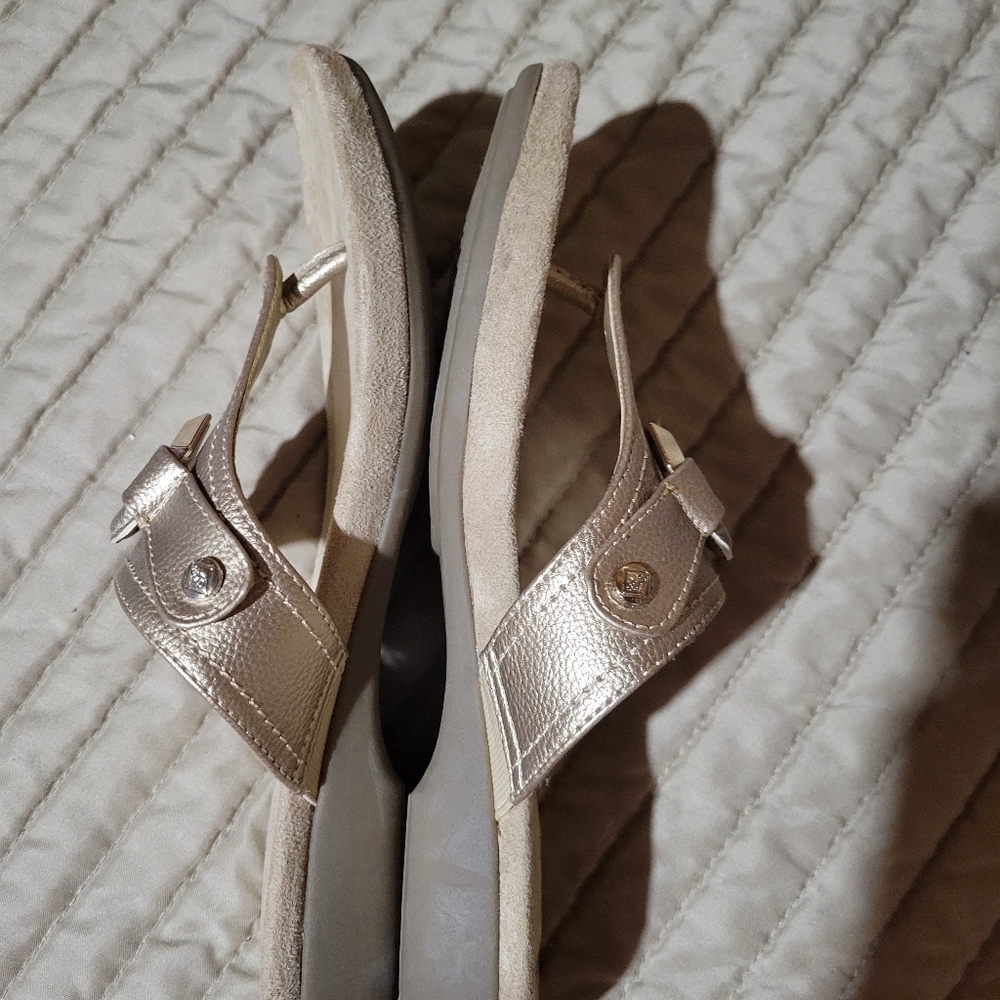 Gold sandals